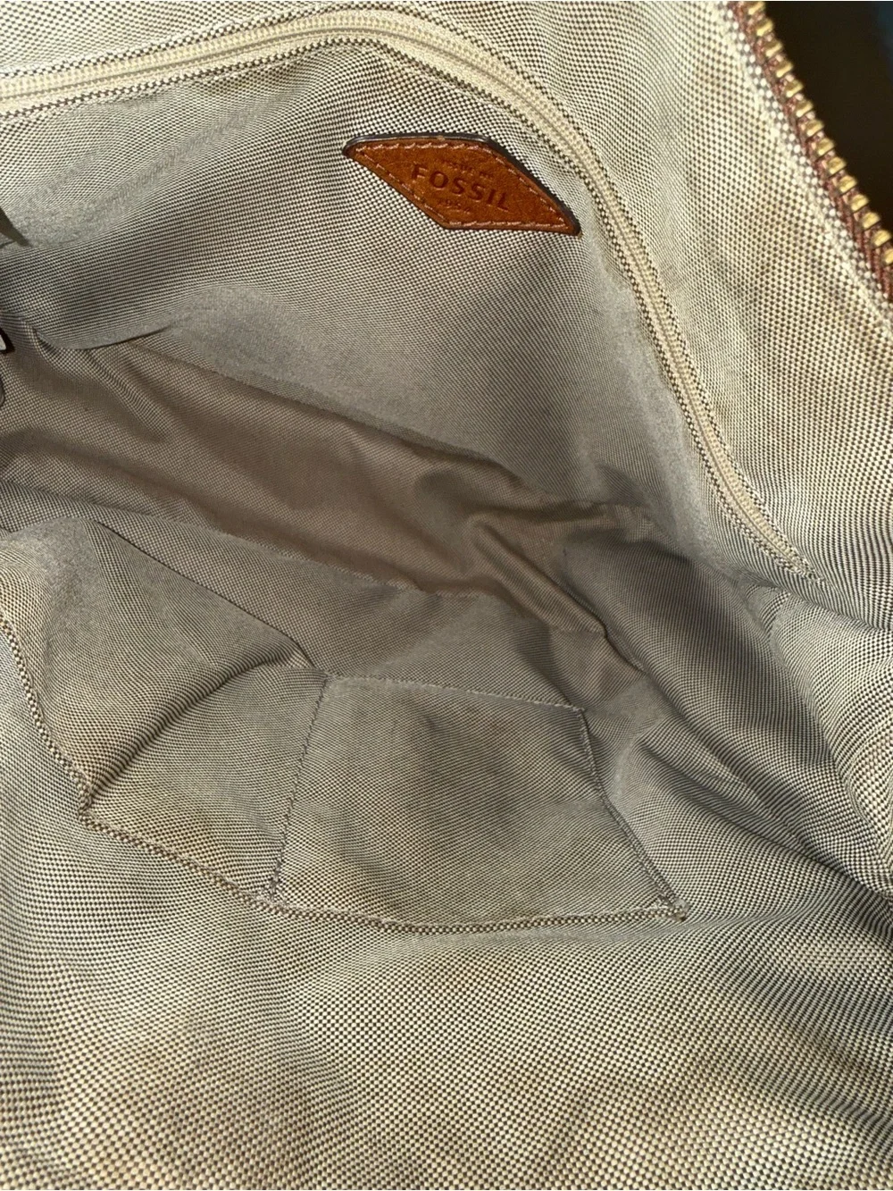 Vintage Fossil Ryder Leather Satchel Crossbody